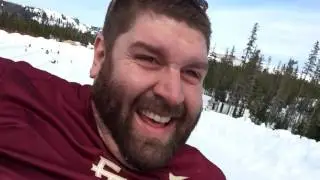 Caleb sled hill 4
