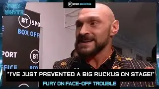 Tyson Fury's snap reaction to Dillian Whyte face-off: 