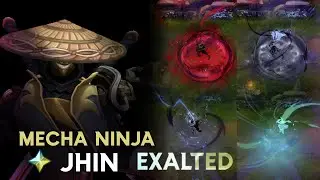 Mecha Ninja Jhin Exalted League of Legends Custom Skin Showcase