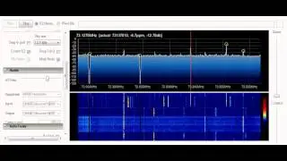 USB RTL2832U + fc0013B frequency accuracy (+ / - 2.5KHZ) test!