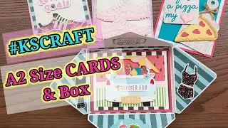 A2 Cards and Box I Card Tutorial I KSCRAFT DT Projects