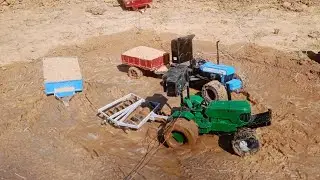 Mini tochanking with hairo off roading full power johndeer 5050d rc tractor 