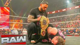 WWE Raw 25 December 2025 Roman Reigns Attack CM Punk & Challenge WWE Raw 25 December 2025 Highlights