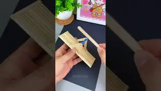 🎠 DIY Mini Seesaw Toy Using Ice Cream Sticks | Fun Craft for Kids!#diy #paperwallcraft #kidsfun