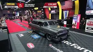 SOLD for $205,000 // 1956 Chevrolet Nomad Custom // Mecum Orlando 2022