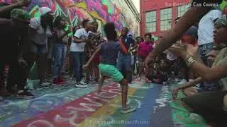 Yannababy vs Kyree Graffiti Alley Bmore Club Dance Battle!