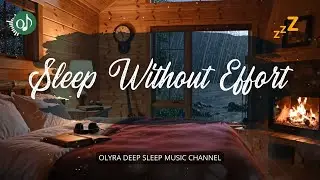 Sleep Music for Anxiety Relief 💤 🔥 Room Tone Sleep 🕯️ Bedroom All Night
