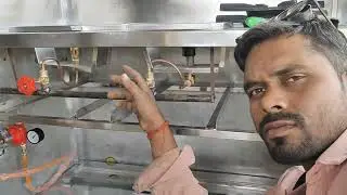 होटल का गैस चूल्हा//Hotel kitchen set-up//by village blogger bablu//All india//