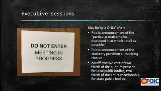 Seven Things to Know About Colorado's Open Meetings Law