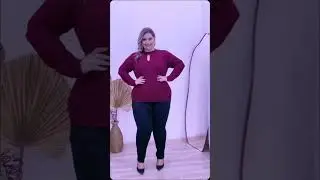 Blusa manga longa com detalhe na gola - KROFT