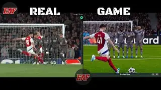 Top 10 Free Kick Goals of 2025 | Real vs Game (EA FC & PES)