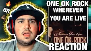 HIS VOICE IS HEAVENLY! 🤩🎶 | ONE OK ROCK - WHEREVER YOU ARE LIVE REACTION