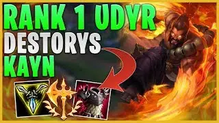 RANK #1 UDYR MURDERS KAYN WITH PROPER JUNGLE MACRO! SEASON 9 GAMEPLAY - Legaue of Legends
