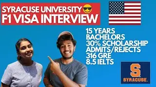 F1 Visa Experience With 15 Years of Bachelors Education! 30% SCHOLARSHIP