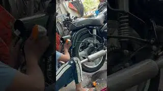 New bullet standard 350 into old bullet 350 |  Tail light modification👌🔥