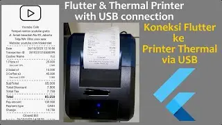 Flutter and thermal printer with usb connection