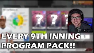 Opening EVERY Pack from the 9th Inning Program in MLB The Show 20 Diamond Dynasty