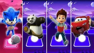 Only ONE Wins 😱 | Sonic vs Panda Tiles Hop Battle