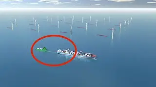 Green idea - hydrogen filling of ships at offshore wind farms - reduces CO2