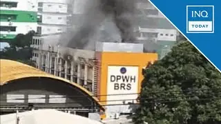 Пожар в офисе DPWH в Кесон-Сити | INQToday