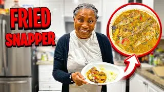 Making Red Snapper Fish In the Air Fryer ForThe First Time!