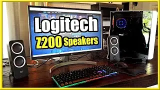 Logitech Z200 10W PC Speakers Unboxing and Setup! (Best Budget Speakers?)