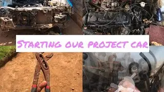 Started our project car after 7 months || Car restoration || project cars || Toyota ae82