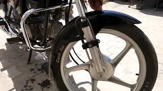front wheel shocker lock bike unlock without key|| bike  wheel  unlock ||
