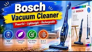 Распаковка аккумуляторного пылесоса Bosch Series 2 | Мощная уборка с Bosch Series 2: обзор