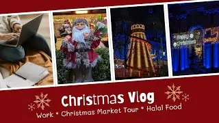 How working abroad feels like 😊 Struggles of finding Halal Food at Belfast Christmas Market 🎁🎄