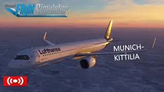 FSlabs A321 Neo Update and PW Engines! | MFS2020 | Munich to Kittilia LH2458
