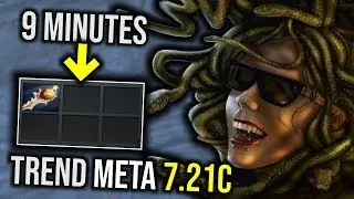 TREND META 7.21C..!! 9 Minutes DIvine Rapier 2x Ultrakill 1x Rampage 37 Kills Medusa 7.21c | Dota 2