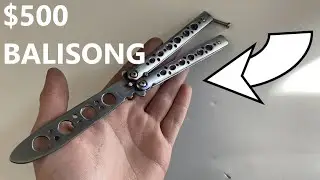 I turned a $5 Balisong into a $500 Butterfly Knife I Butterfly knife restoration