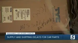 Auto Body shops face car part shortages, shipping delays