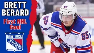Brett Berard #65 (New York Rangers) first NHL goal Nov 27, 2024