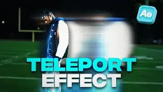 How to create this TELEPORT ECHO EFFECT in After Effects!