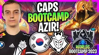 CAPS IS SO GOOD WITH AZIR IN KOREA SOLOQ! | G2 Caps Plays Azir Mid Worlds Bootcamp 2023!