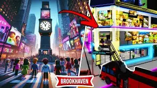 🗽Criei a Times Square de Nova York no Brookhaven🗽 Roblox
