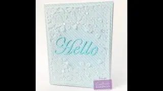 Crafter's Companion Hello Create- A-Card Die
