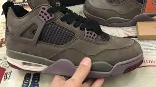 Unboxing A Ma Maniere x Air Jordan 4 Dark Mocha 1st Review