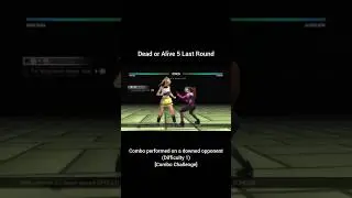 DOA5LR - Rachel Combo performed on a downed opponent (Difficulty 1) [Combo Challenge]