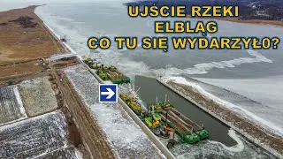 Ujście rzeki Elbląg -12.1. zobacz gdzie zacumowało sporo jednostek.