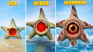 Evolution Of GIANT STAR FISH SEA MONSTER In Garry's Mod