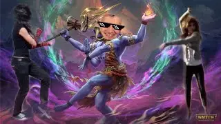 Индусисткий Shiva  убивает тиктоником!!! Smite ! Ranked Duel 1 vs 1!!!