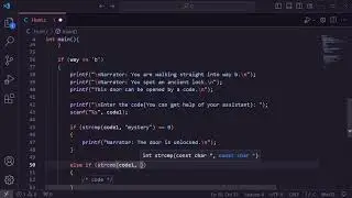 Lets create a treasure hunt in C language.