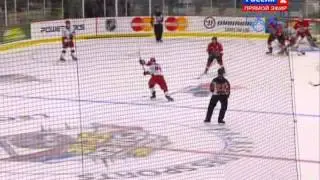 1:1 Goal Mark Skutar (QMJHL - Russia) Subway Super Series 2013. Game 2.