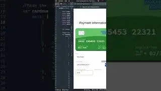 Payment Credit Card | JS | #shorts