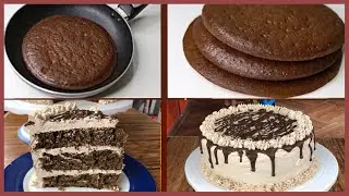 Pastel de Moka en sartén muy fácil y delicioso
