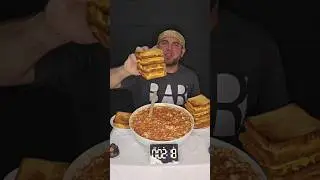 GALLON OF TOMATO SOUP + 10 GRILLED CHEESE!!! #foodchallenge #tomatosoup #grilledcheese #mukbang