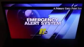 Emergency Alert System | National Periodic Test on TV (WTVD & Spectrum) | 8/11/2021